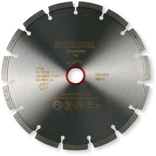 disque diamant coupe à sec pour matériaux abrasifs  125x22,2 Top